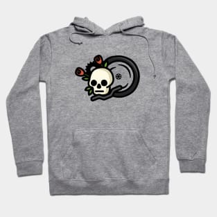 RIP Fixed Gear Bike Skull Hoodie